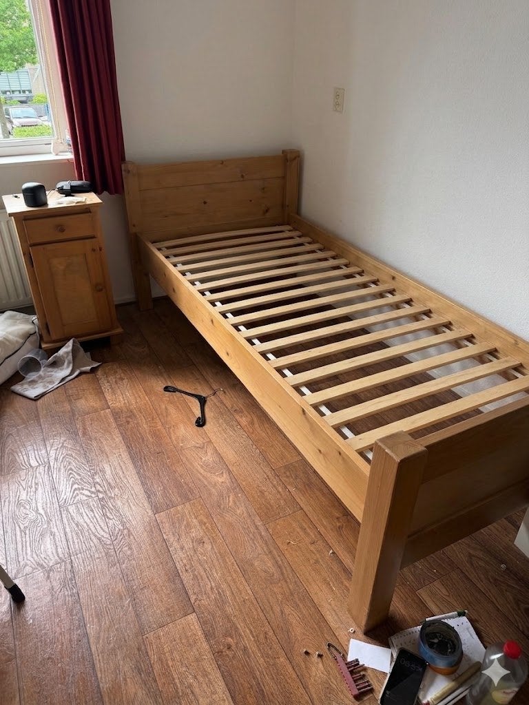 Senioren bed, 90 cm, Eenpersoons, Ophalen of Verzenden, Zo goed als nieuw