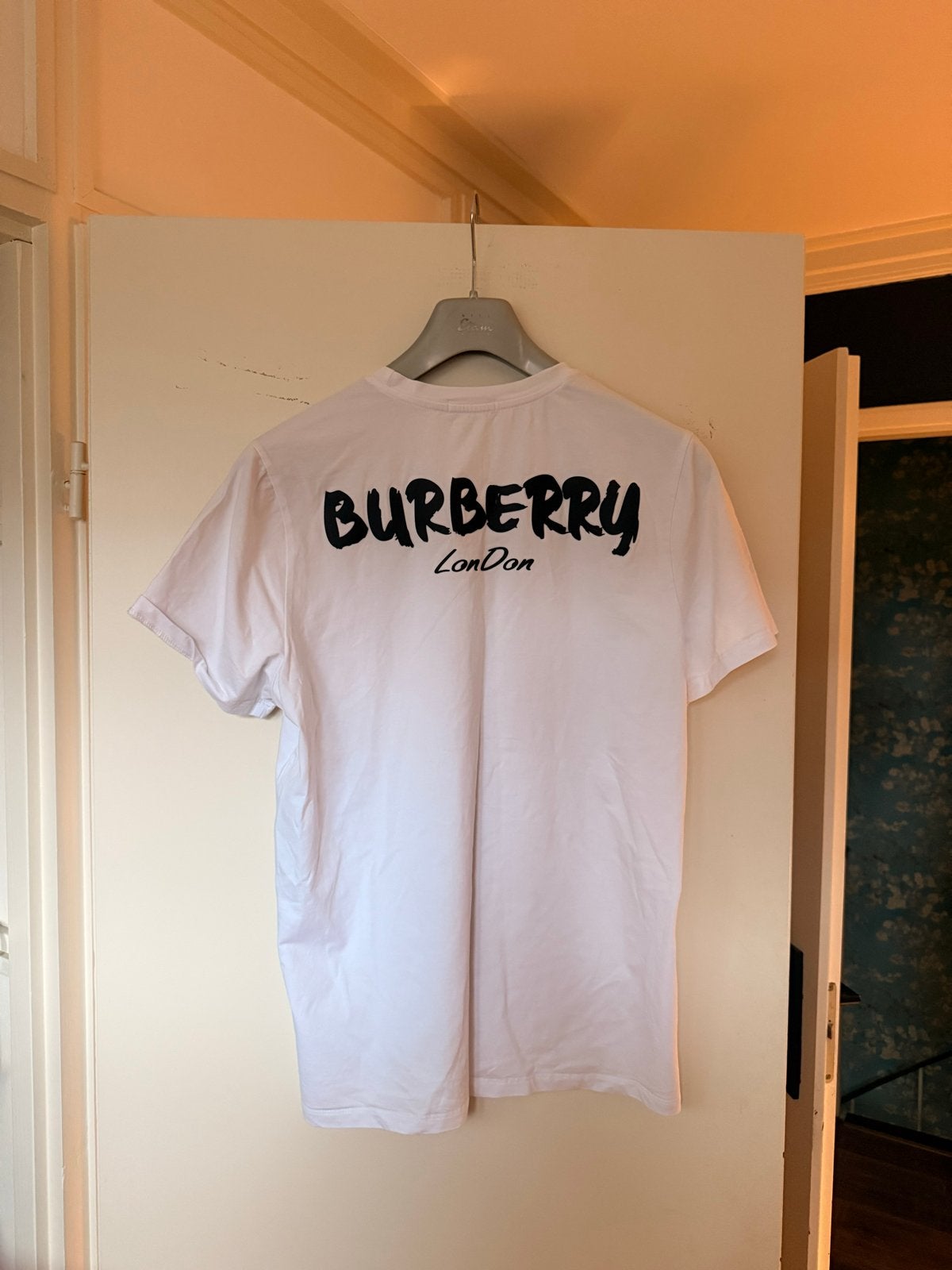Burberry T-shirt - Maat L - Nieuwstaat, Kleding | Heren, Ophalen of Verzenden, Nieuw, Maat 52/54 (L), Wit