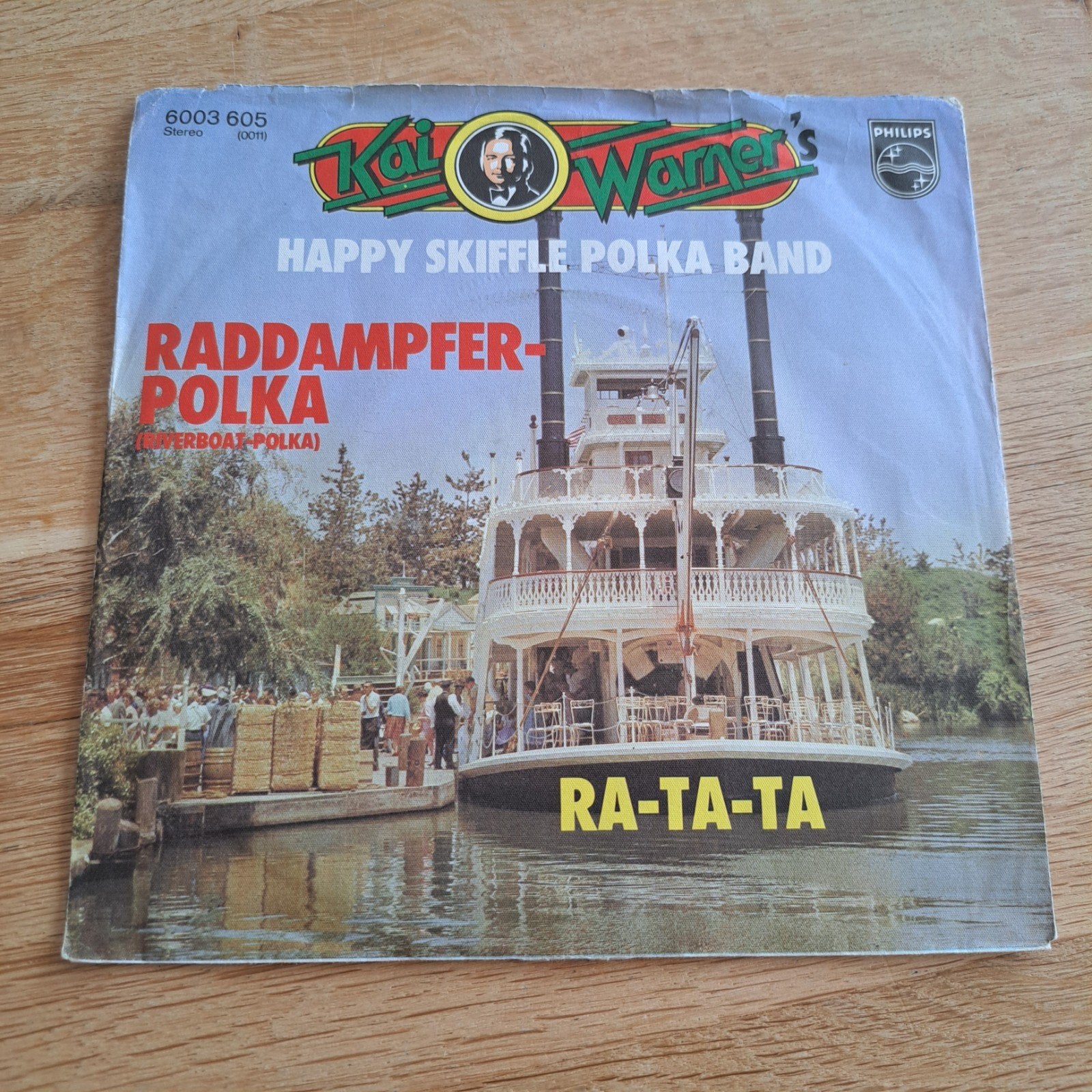 Kai Warner's Happy Skiffle Polka Band - Raddampfer Polka, 7 inch, Zo goed als nieuw, EP, Schlager