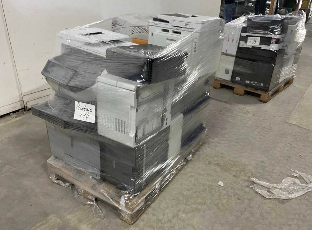 Partij 34 werkende printers – Toshiba, HP, Brother Oki etc, Computers en Software, Printers, Gebruikt, All-in-one, Overige, Overige