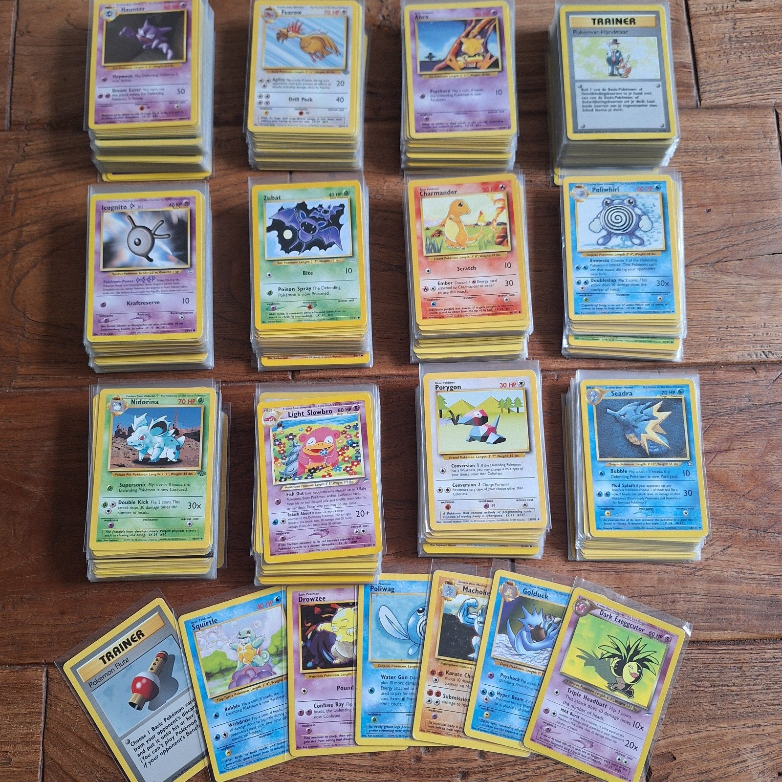 500 Vintage pokemon kaarten 1995 1999, Ophalen, Zo goed als nieuw, Meerdere kaarten