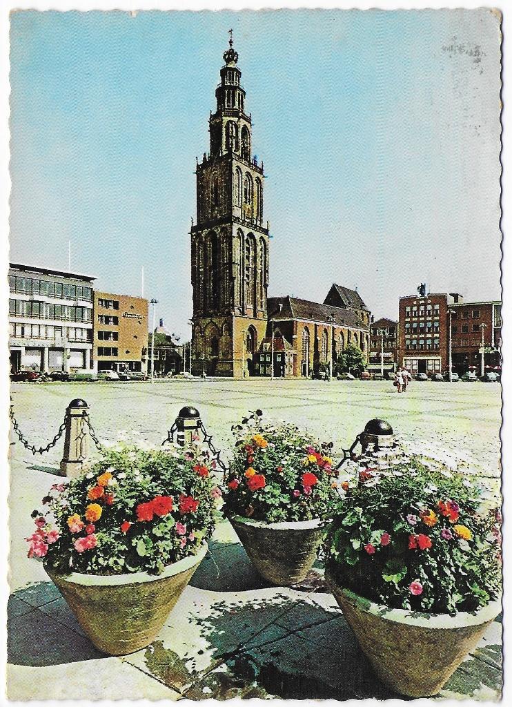 Groningen Martinitoren Gelopen Ansichtkaart ( B4624), Verzenden, Voor 1920, Gelopen, Groningen