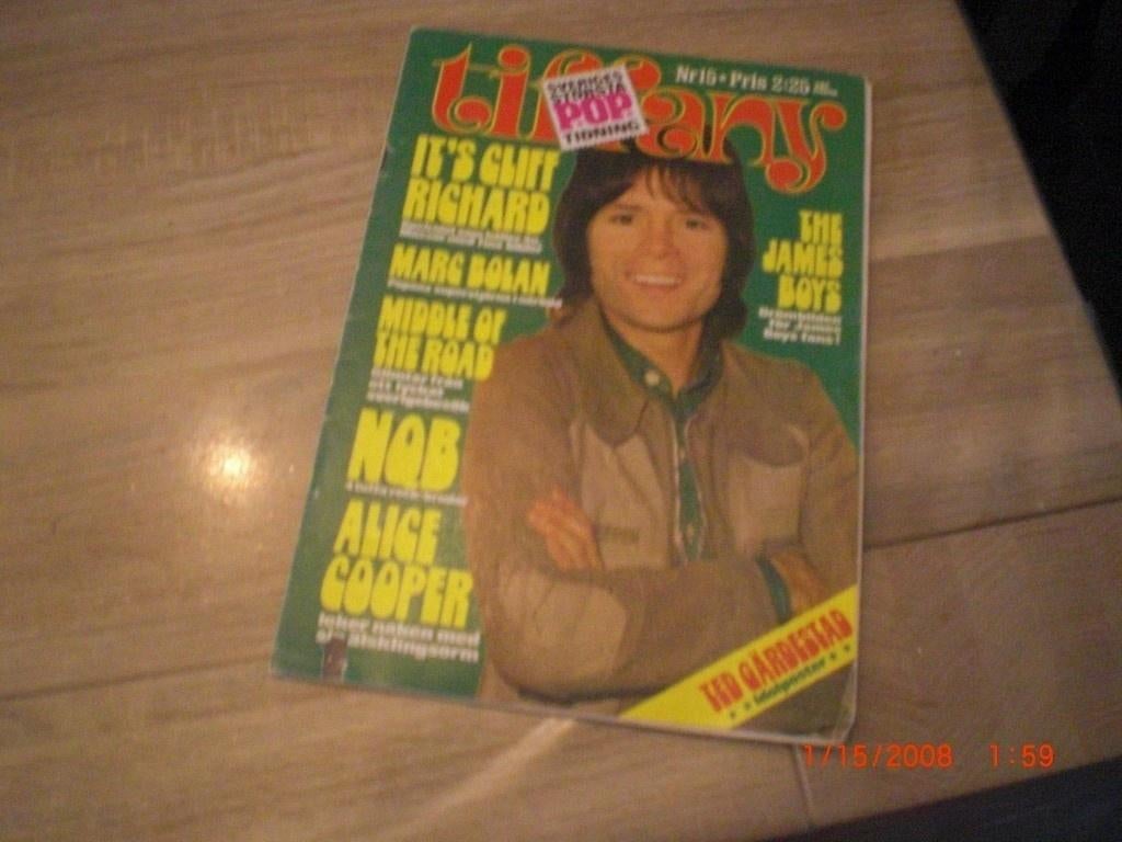 Cliff Richard / Marc Bolan Zweeds Tijdschrift, Verzamelen, Ophalen of Verzenden, Gebruikt, Boek, Tijdschrift of Artikel