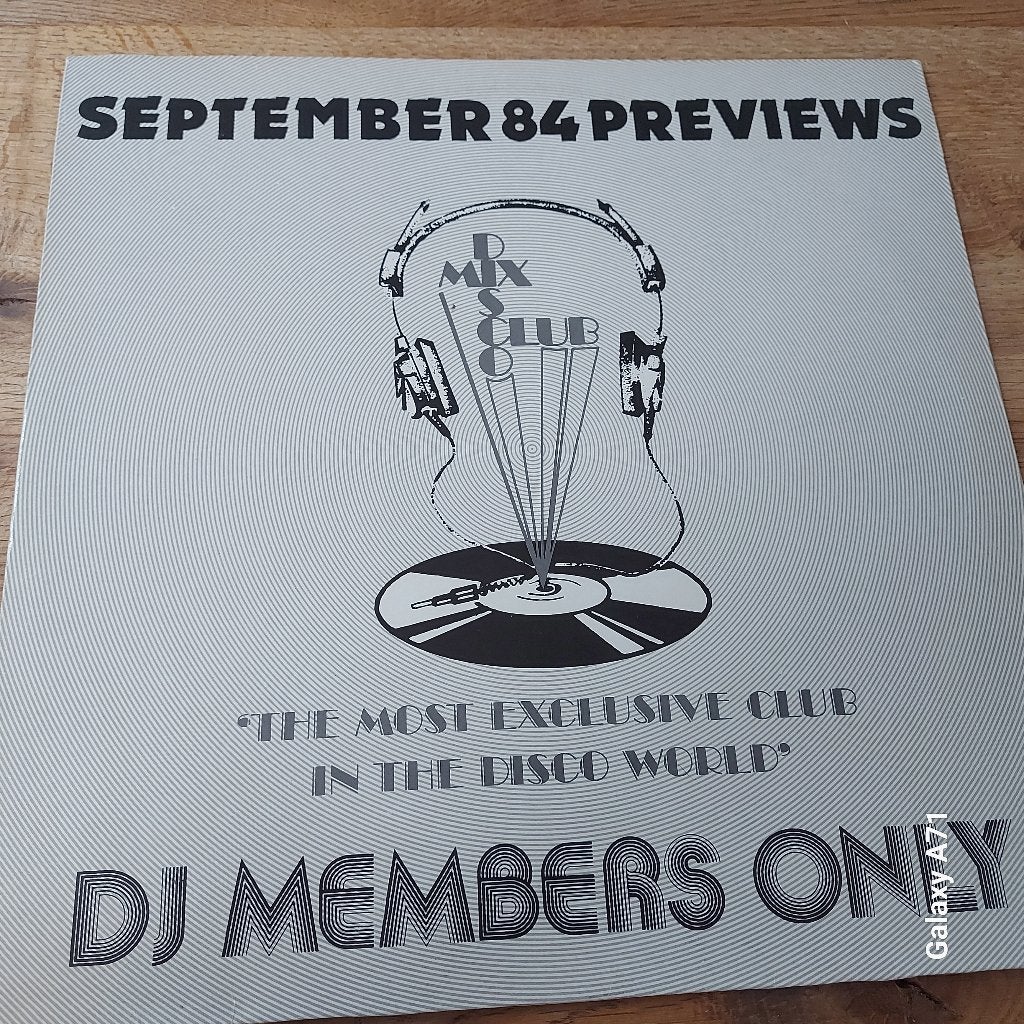 LP - DMC September 84 The Previews, Cd's en Dvd's, LP, Gebruikt, Ophalen of Verzenden, Dance en House