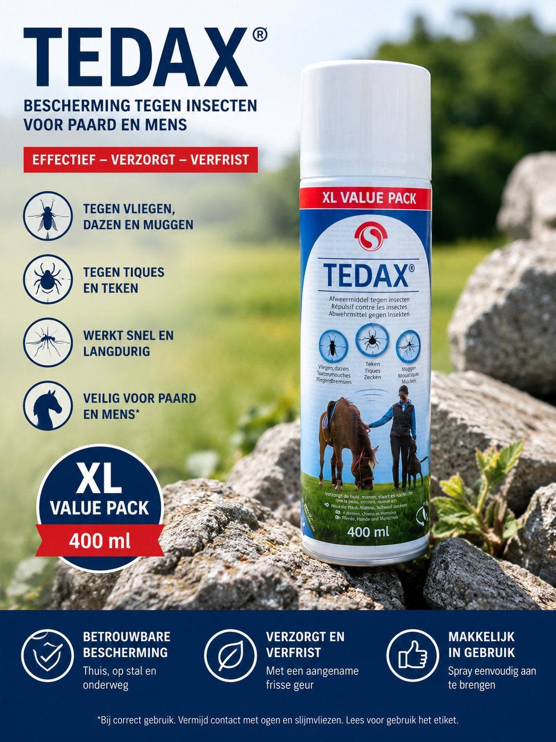 Vliegenspray, Dieren en Toebehoren, Ophalen of Verzenden, Nieuw, Insectenbescherming