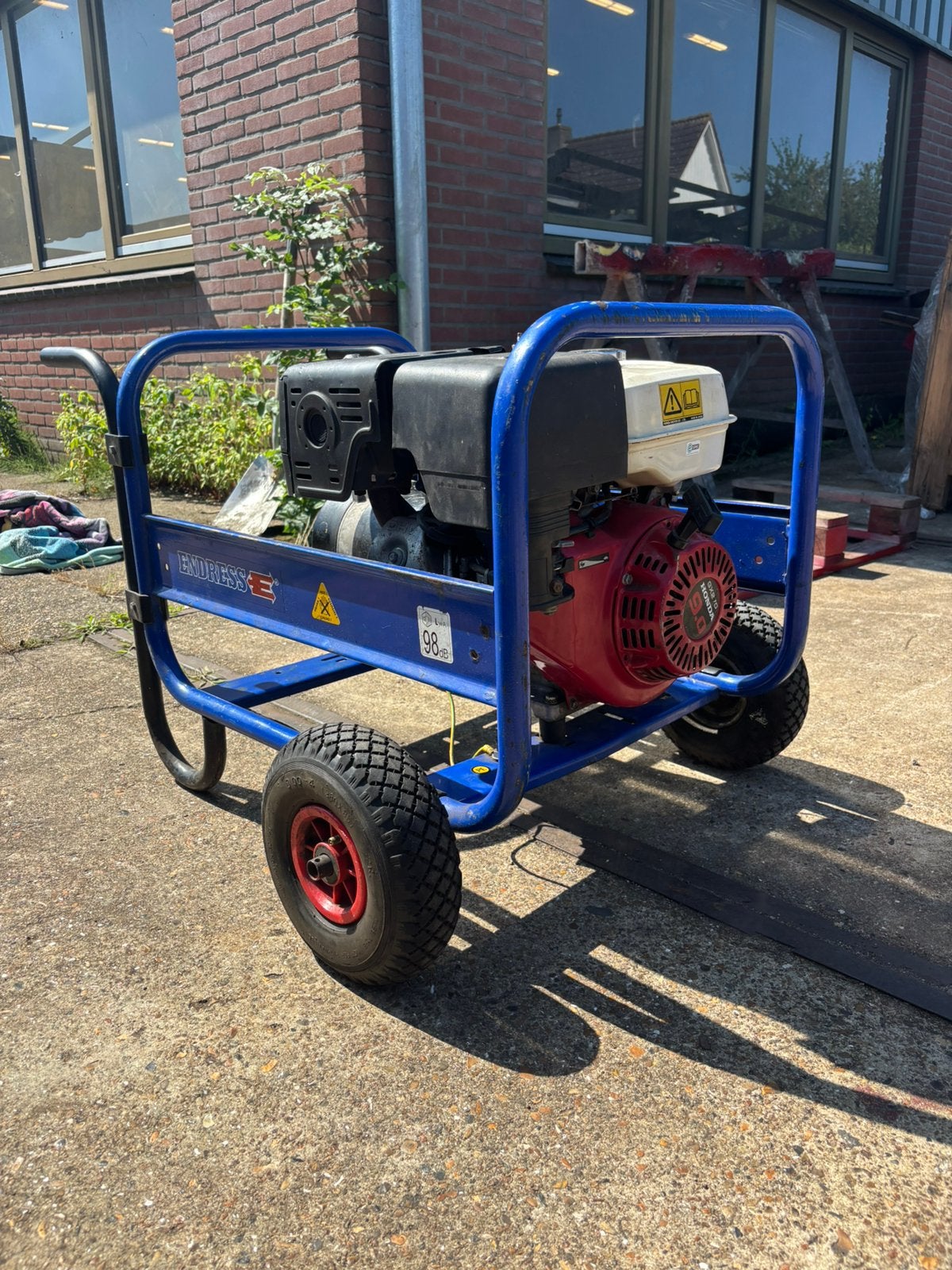 Endress Stroomgenerator met Honda Motor, Doe-het-zelf en Verbouw, Motoren, Ophalen, Gebruikt, Benzinemotor