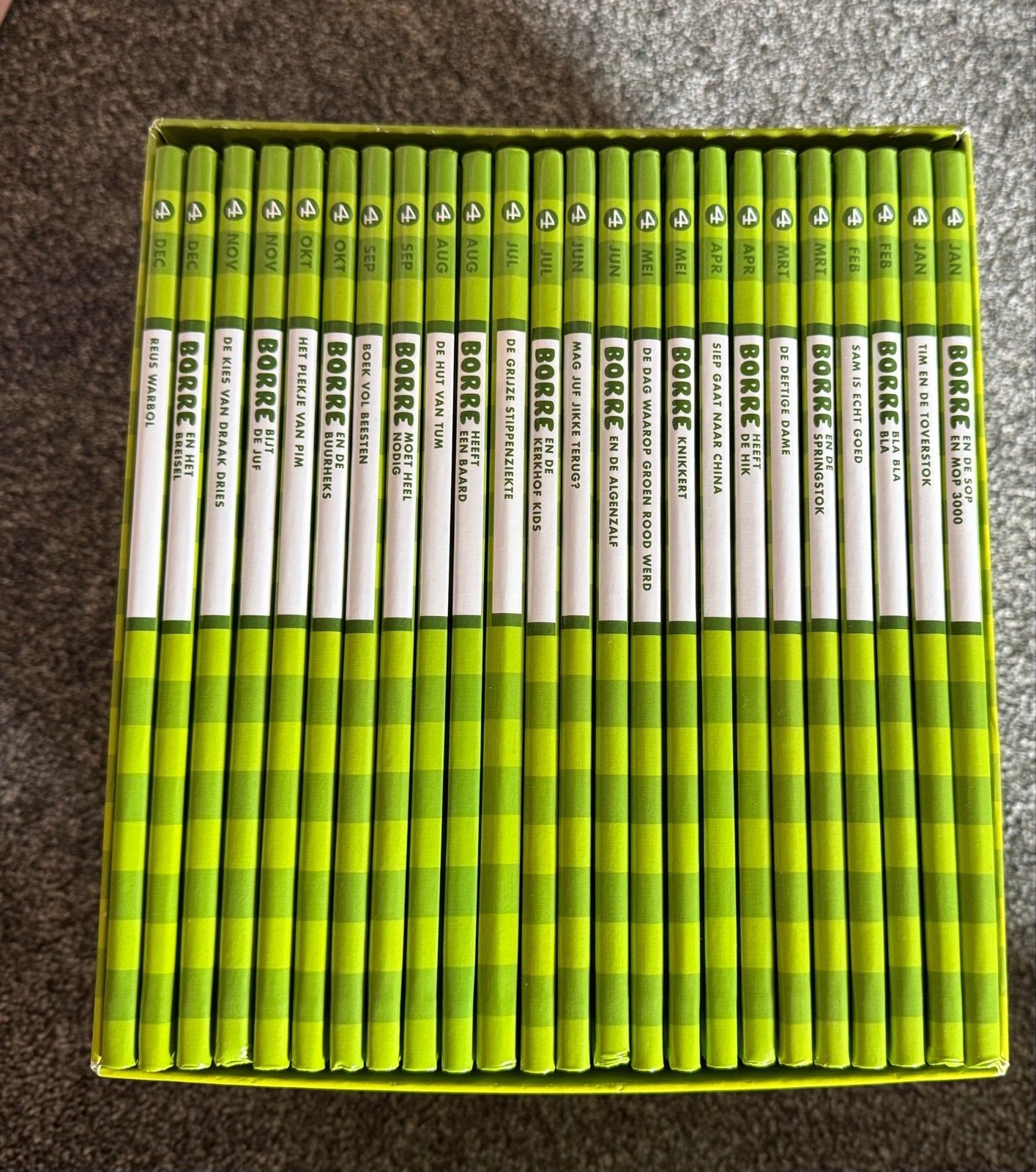 Complete Borre Leesclub boekenbox verzamelcassette groep 4, Boeken, Ophalen of Verzenden, Zo goed als nieuw, Fictie algemeen