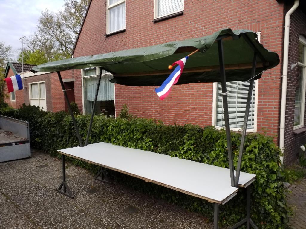 Marktkraam voor markt ôf evenementen, Ophalen, Gebruikt