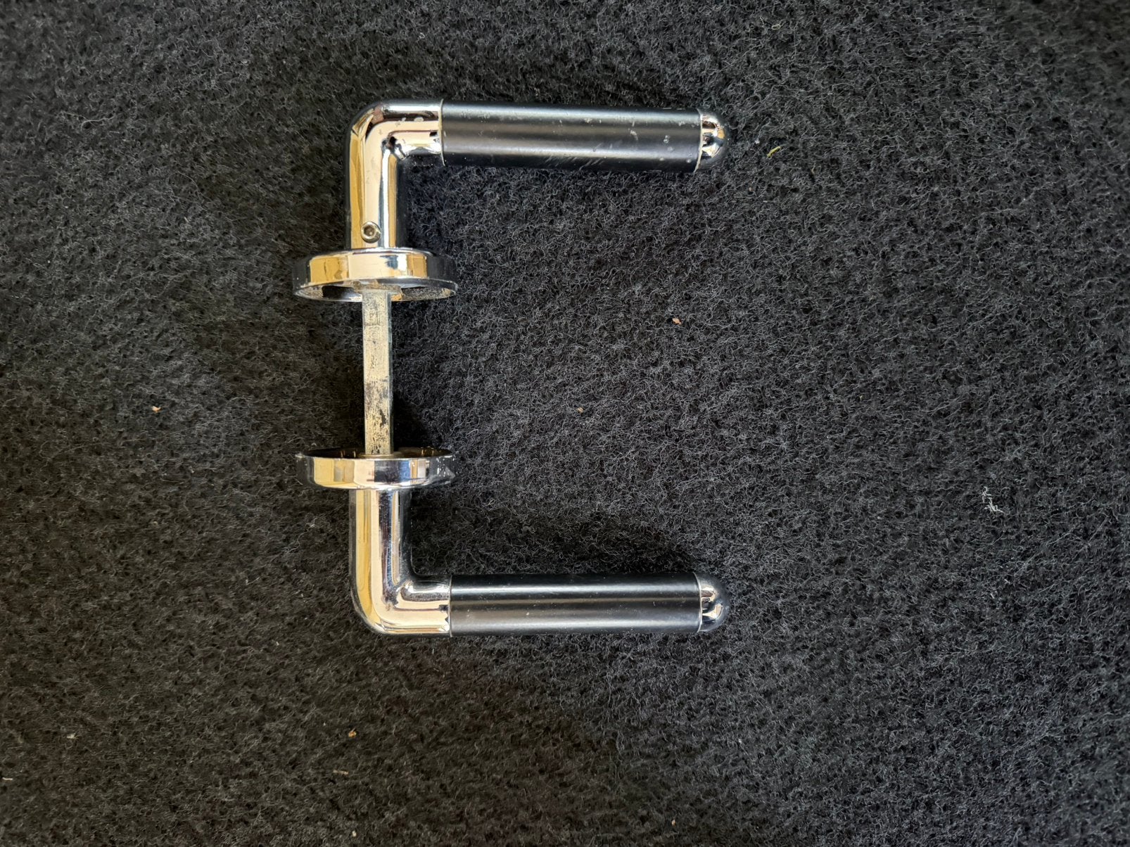Deurkrukken art-deco stijl, Ophalen, Zo goed als nieuw, Koper of Messing, Klink of Kruk