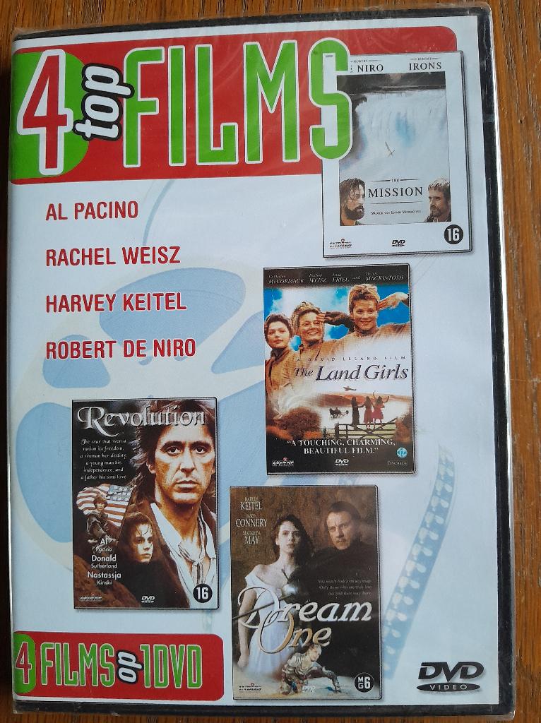 4 top films avontuur dvd, Alle leeftijden, Ophalen of Verzenden, Gebruikt