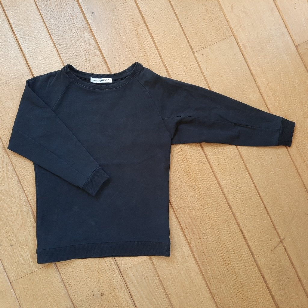Mingo sweater zwart fade out maat 116, Meisje, Trui of Vest, Ophalen of Verzenden, Zo goed als nieuw