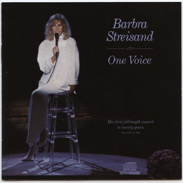 BARBRA STREISAND - ONE VOICE (CD), Ophalen of Verzenden, Zo goed als nieuw
