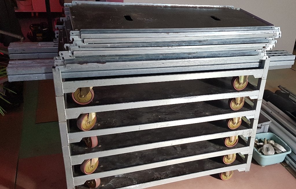6 Deense Karren, 100 liter of meer, Ophalen, Zo goed als nieuw, Transportkar