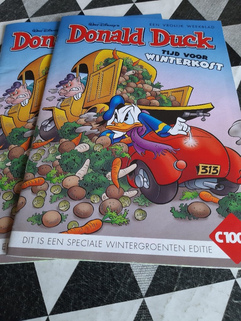 Donald Duck: Een speciale wintergroenteneditie. (2 stuks), Eén stripboek, Nieuw, Ophalen of Verzenden, Donald Duck