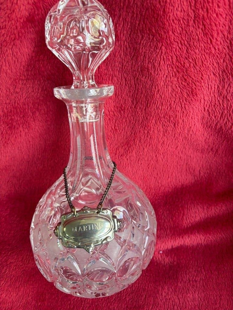 Antieke Kristallen Decanter – Mappin &Webb, origineel,  1920, Ophalen of Verzenden