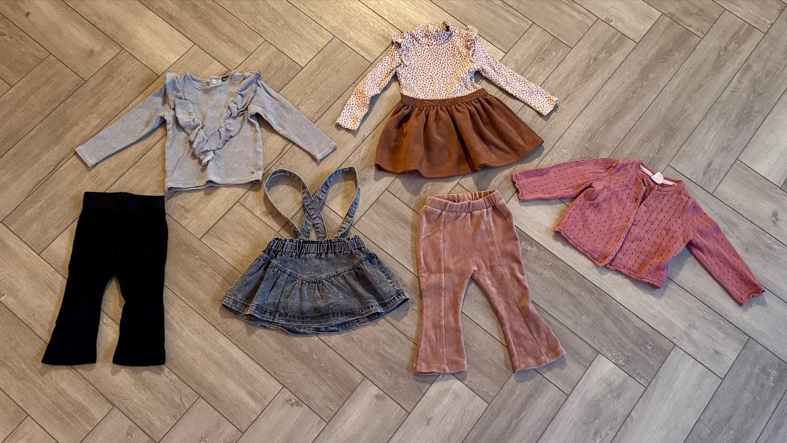 Leuk kledingpakket voor meisje - Maat 74/80, Kinderen en Baby's, Ophalen of Verzenden, Gebruikt, Meisje, Setje