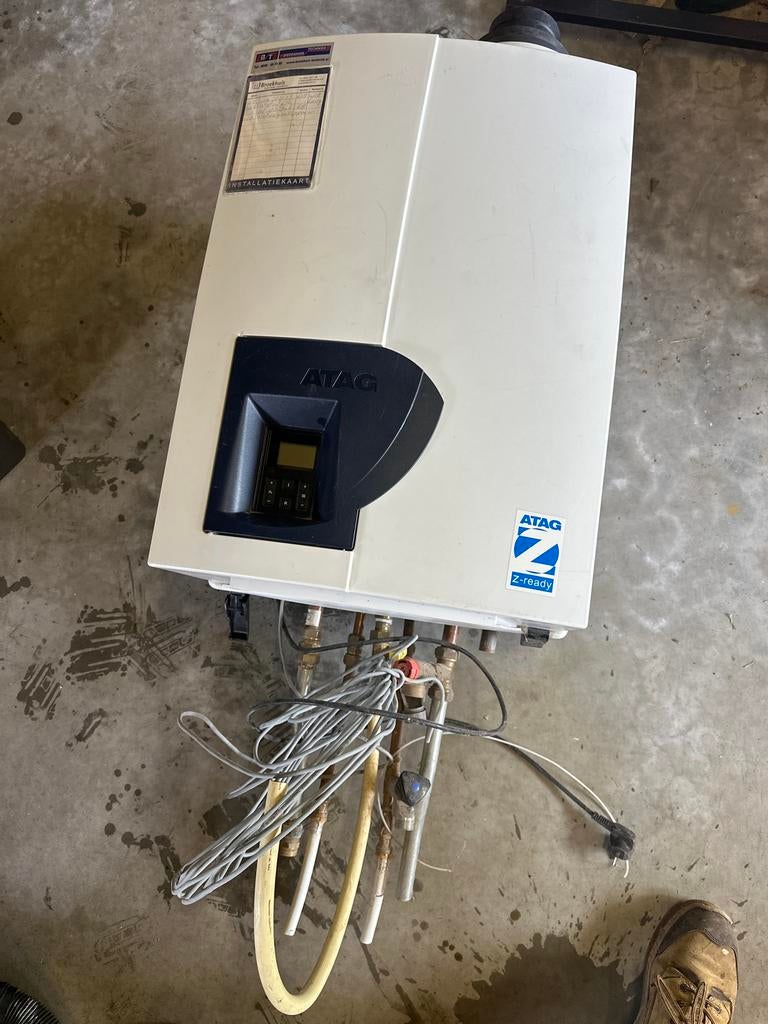 ATAG P244C gas ketel - probleemloos gewerkt altijd, 30 tot 80 cm, Gebruikt, Cv-ketel of Combi-ketel, Minder dan 60 cm