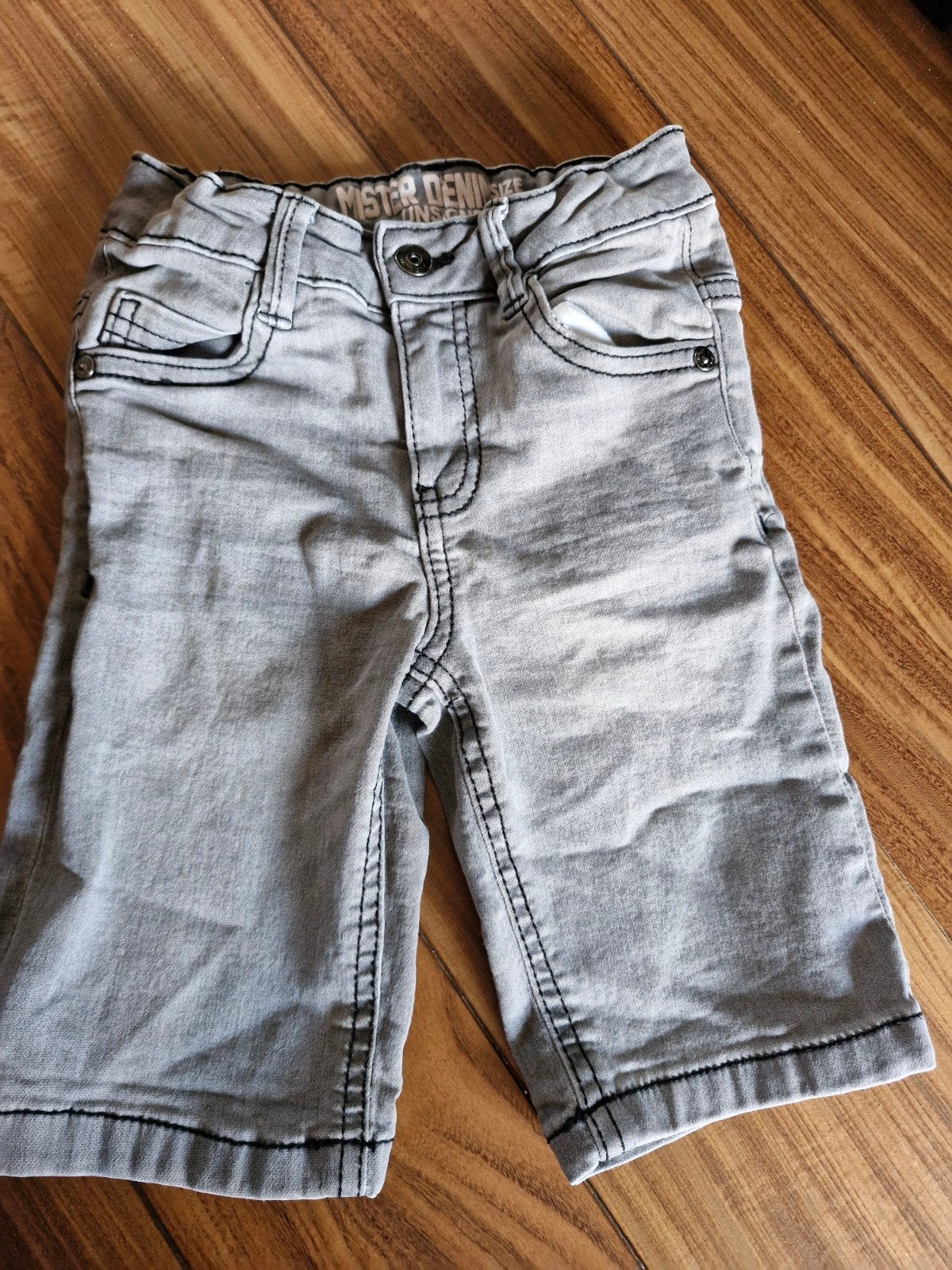 Korte jeans 122 scapino grijs, Ophalen of Verzenden, Zo goed als nieuw, Jongen, Broek