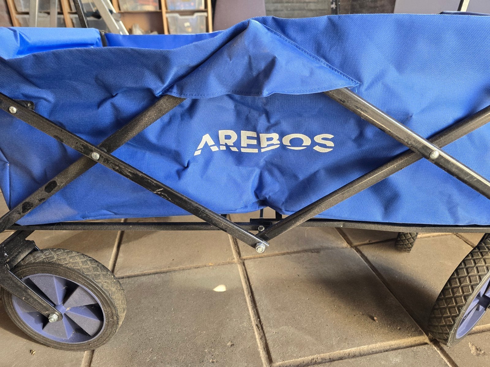 AREBOS bolderkar, Ophalen, Opvouwbaar, Zo goed als nieuw