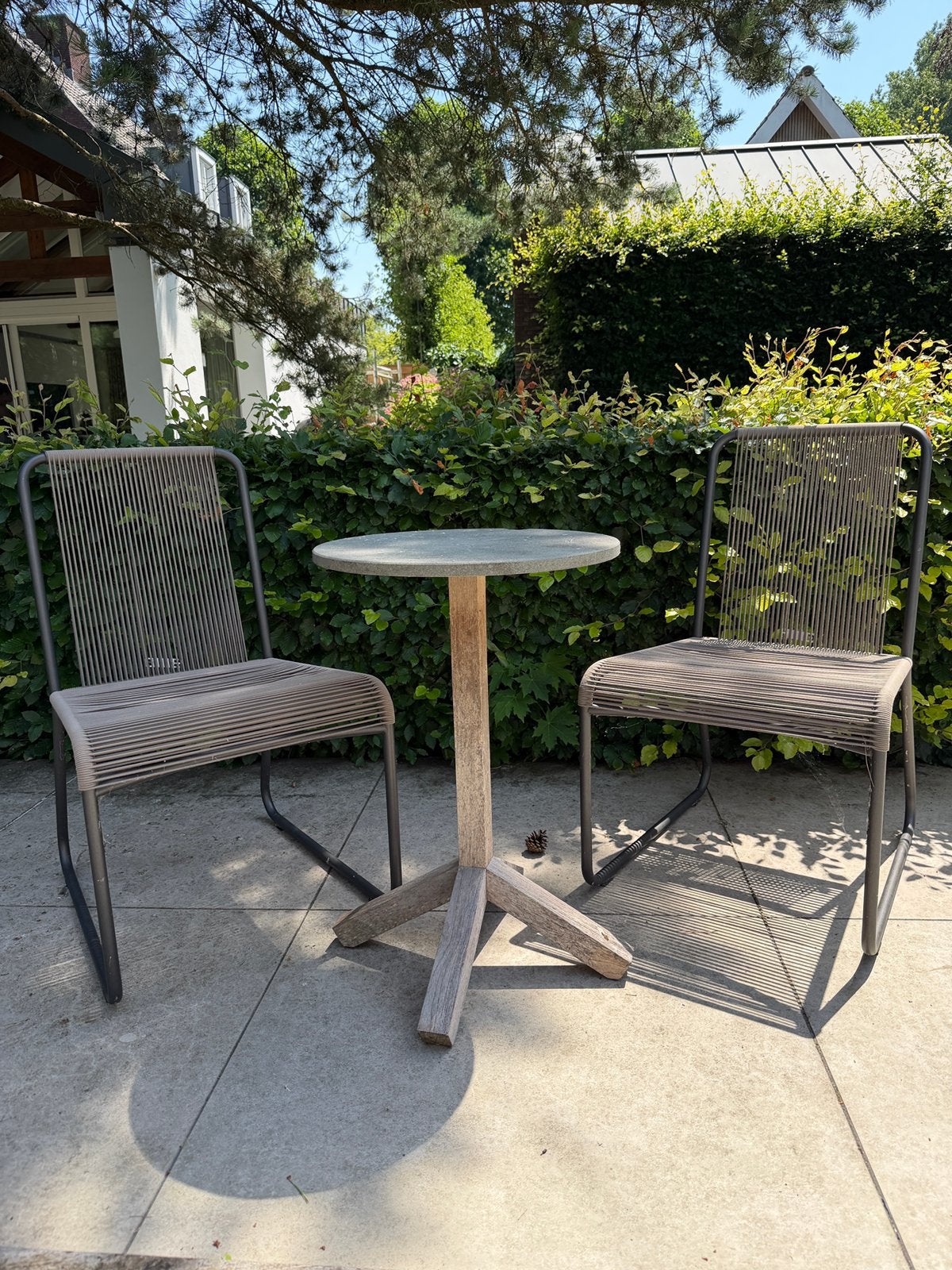 RODA Harp design eettafel stoel - Set van twee, Ophalen, Zo goed als nieuw, Overige materialen