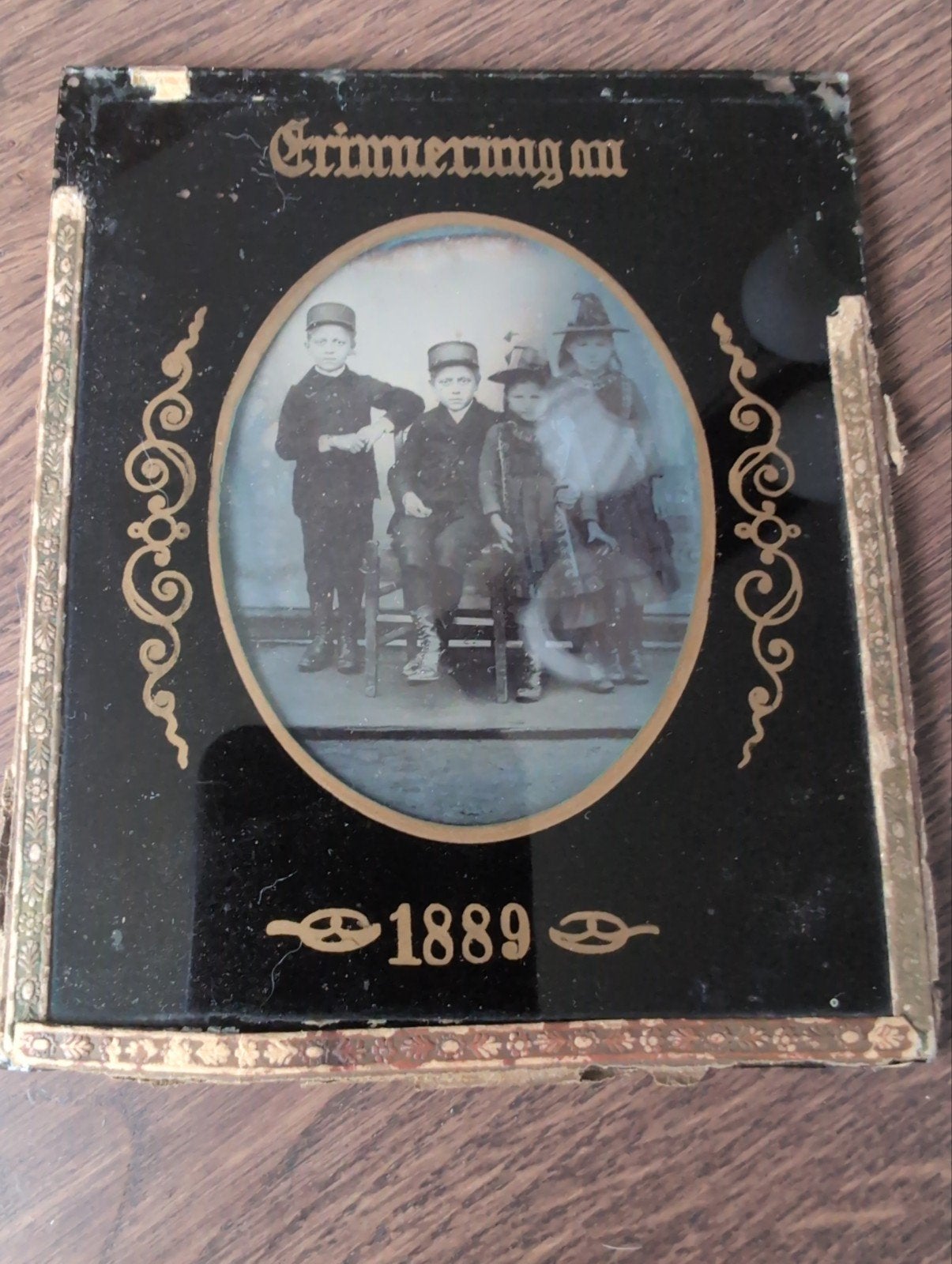 antieke foto 1889, Ophalen of Verzenden, Voor 1940, Overige onderwerpen