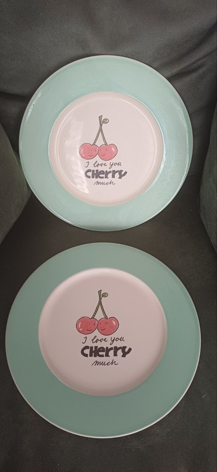 2 Blond Amsterdam borden 'I love you Cherry much', Huis en Inrichting, Ophalen of Verzenden