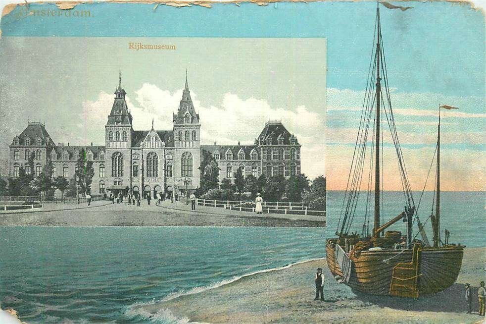 304-266-009 Amsterdam Rijksmuseum, Verzenden, Voor 1920, Noord-Holland