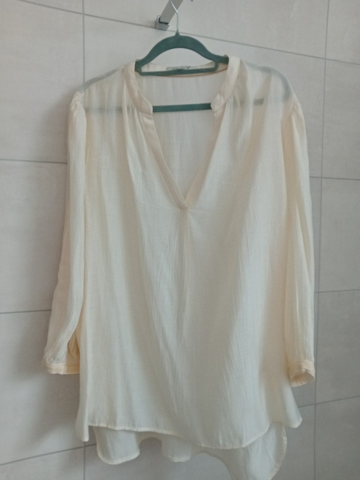 Nukus blouse XXL, Beige, Maat 46/48 (XL) of groter, Ophalen of Verzenden, Zo goed als nieuw