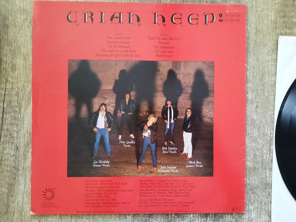 Uriah Heep – Abominog,1982,lp,elpee, LP, Rock, Gebruikt, Ophalen of Verzenden