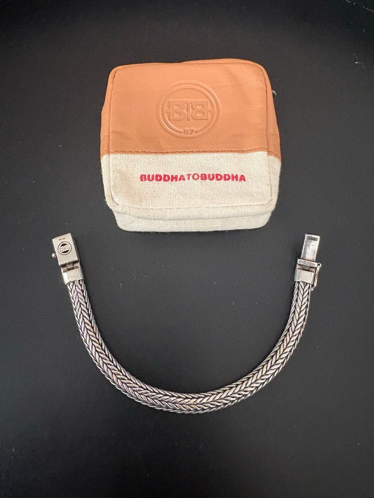 Buddha to Buddha Ellen Armband 20cm Zilver, Ophalen, Zo goed als nieuw, Zilver