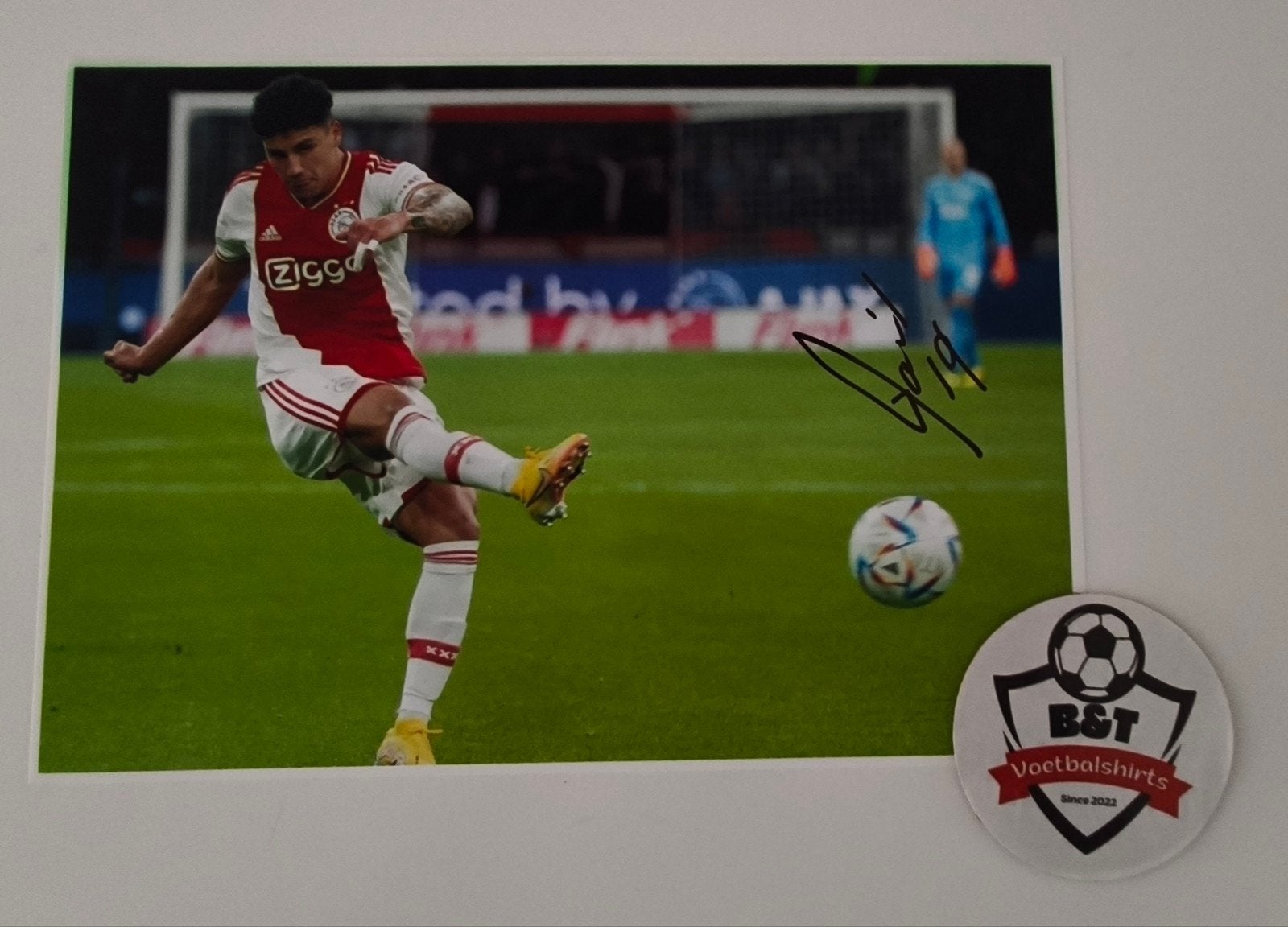 Gesigneerde foto Jorge Sánchez (Ajax), Verzenden, ., Overige typen, .