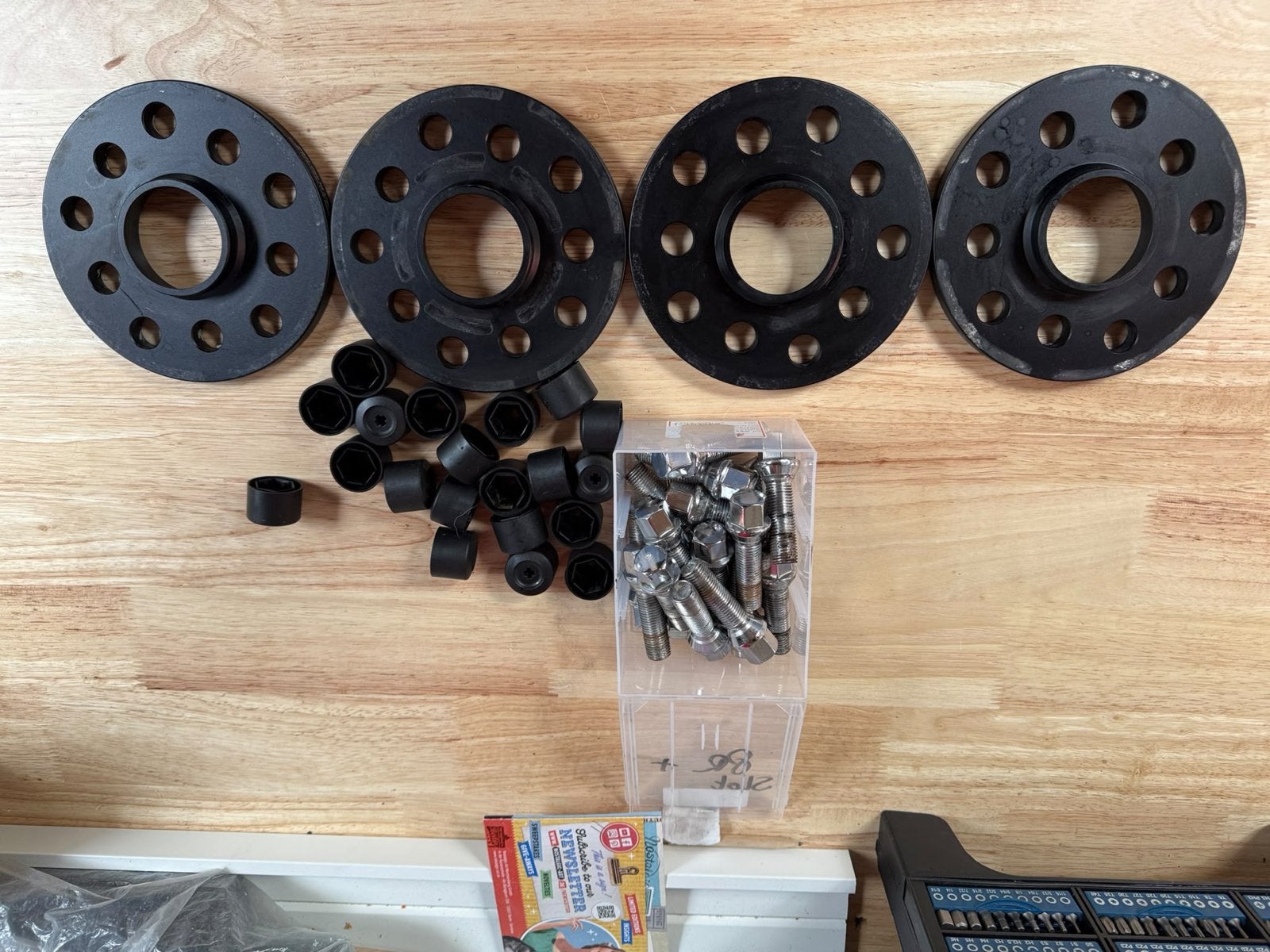 JR Wheels Spoorverbreders 12mm 5x100/5x112 + Bouten & Doppen, Ophalen of Verzenden