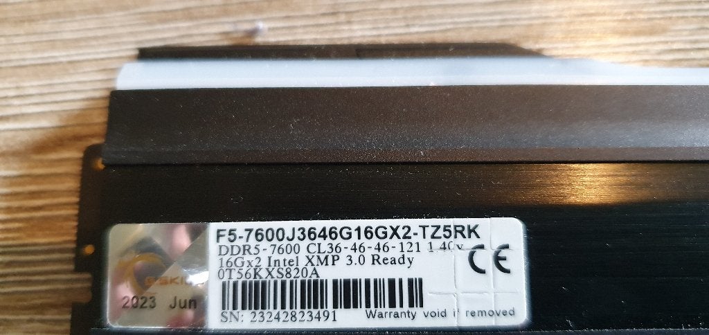 ram geheugen, Computers en Software, RAM geheugen, Ophalen, 32 GB, Zo goed als nieuw, Desktop