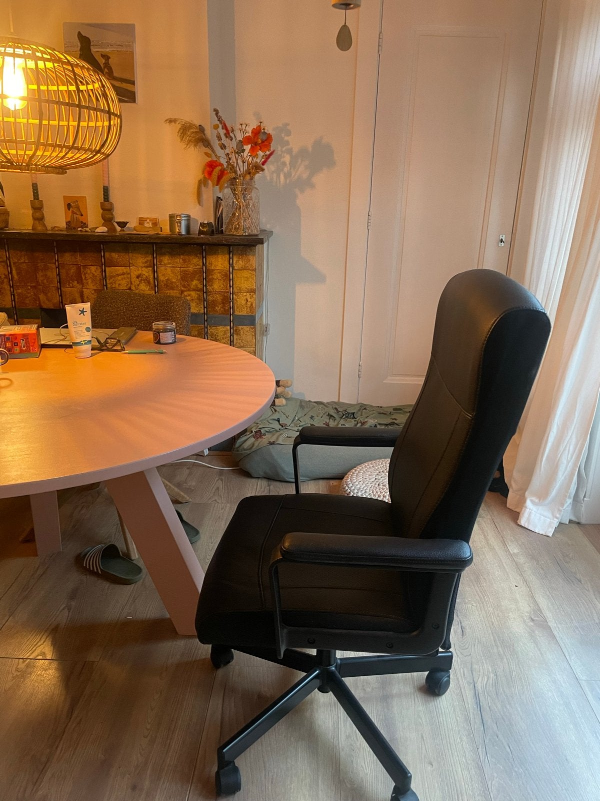 Ikea Ikea Bureaustoel MILLBERGET - Murum zwart, Ophalen, Gebruikt, Zwart, Bureaustoel
