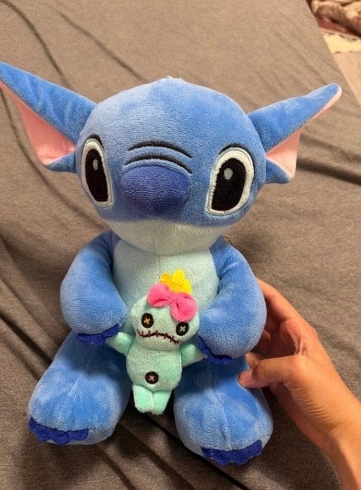 Middelgrote Stitch Knuffel - Disney Lilo & Stitch, Kinderen en Baby's, Disney, Overige typen, Blauw, Ophalen of Verzenden