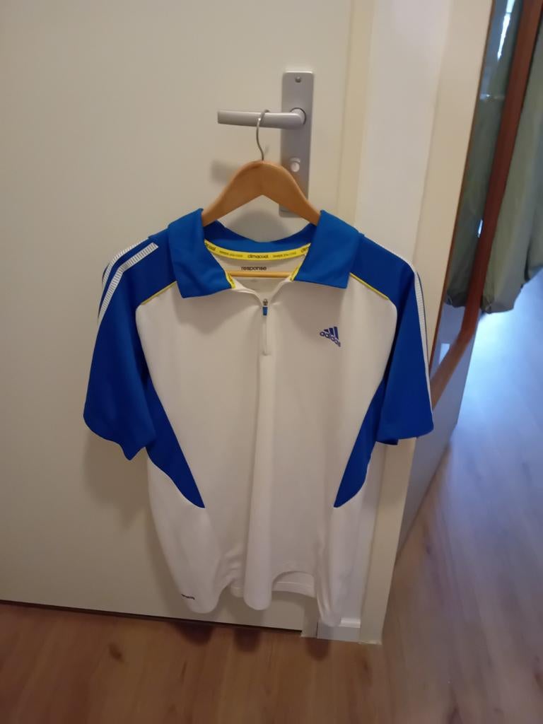 Adidas ClimaCool Response sportshirt, Kleding | Heren, Sportkleding, Zo goed als nieuw, Blauw, Ophalen of Verzenden