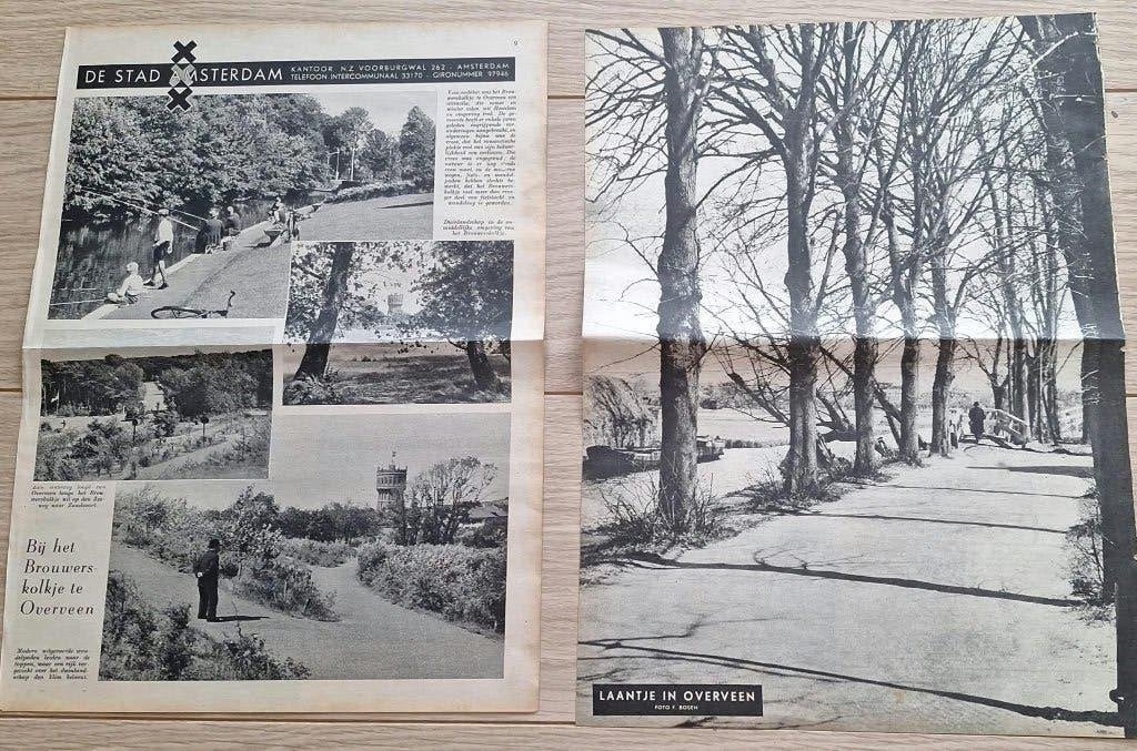 Bloemendaal, Overveen, Aerdenhout etc. (NH) - oude knipsels., Ophalen of Verzenden, 1920 tot 1940, Noord-Holland