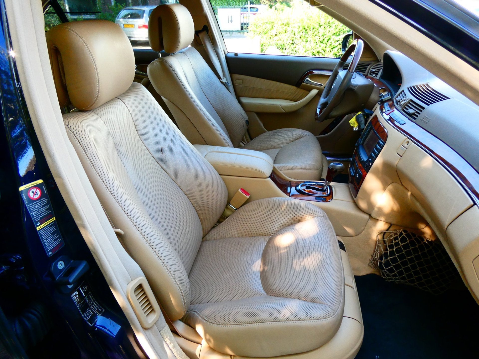 Mercedes-Benz S-klasse 500 Lang 306pk 1e eigenaar Full Optio, Auto's, Automaat, Achterwielaandrijving, Gebruikt, Blauw