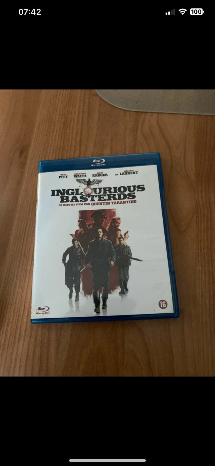 Inglourious Basterds blu ray getest krasvrij, Engels, Vanaf 16 jaar, Film, Actie