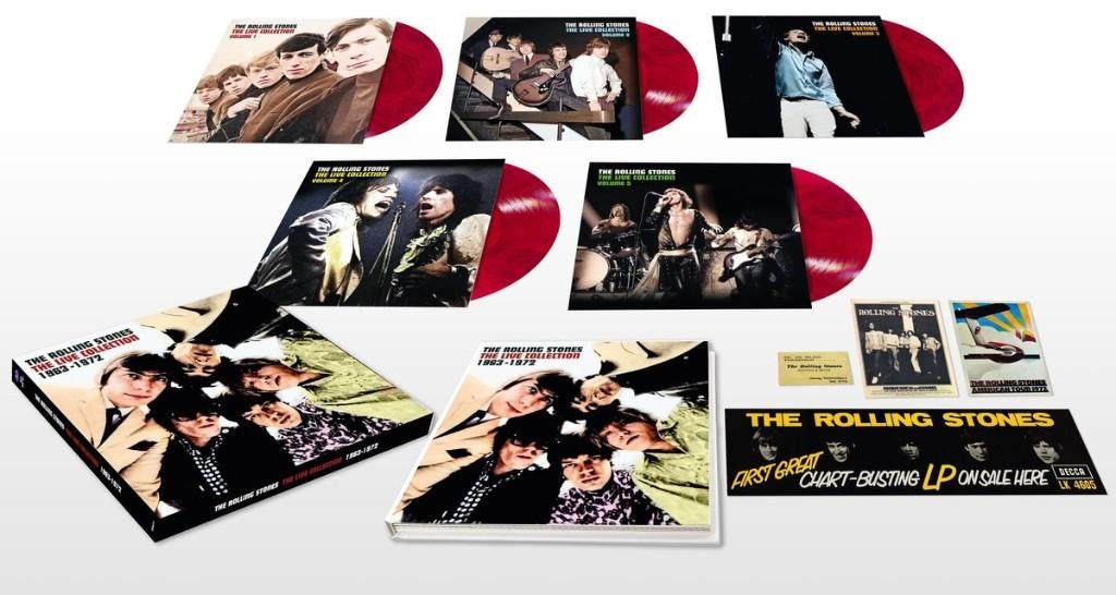 The Rolling Stones - The Live Collection   5-Lp Boxset, Cd's en Dvd's, Vinyl | Rock, Verzenden, 12 inch, Nieuw in verpakking, 1960 - 1969