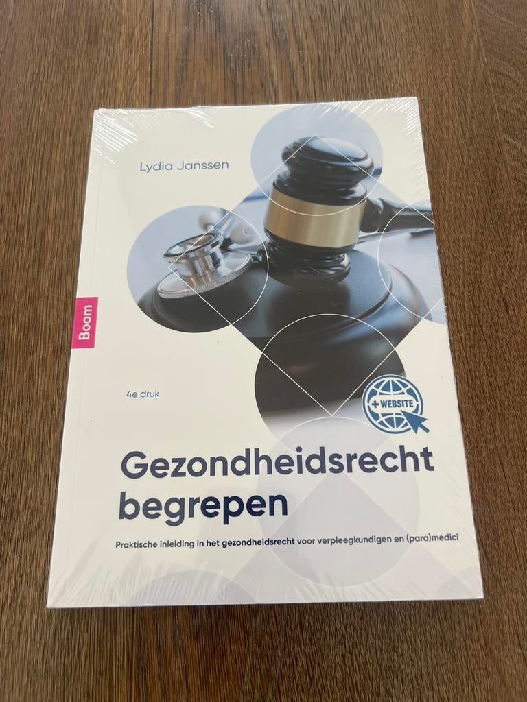 Nieuw; Lydia Janssen - Gezondheidsrecht begrepen, Sociale wetenschap, Ophalen of Verzenden, Zo goed als nieuw, Lydia Janssen