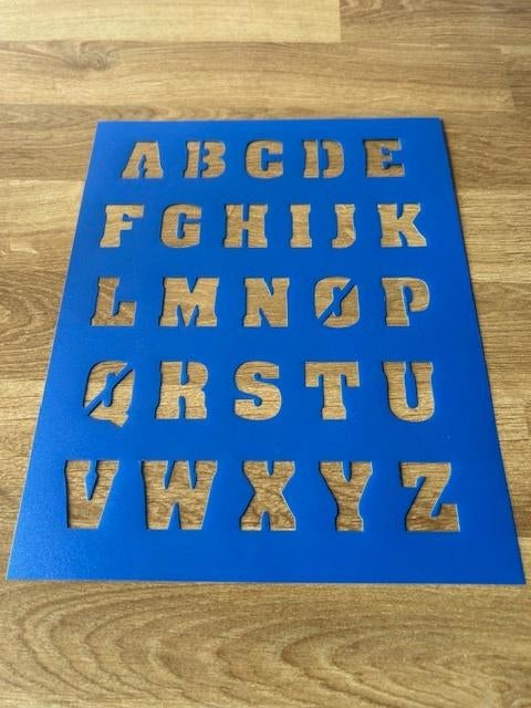 L50-NIEUW sjabloon hoofdletters 28mm, Ophalen of Verzenden, Nieuw, Gereedschap of Toebehoren