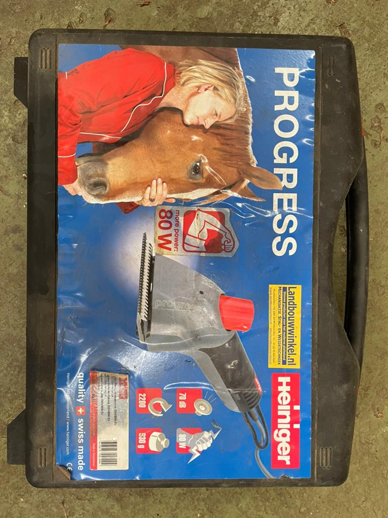 Heiniger Progress paarden scheerapparaat, Dieren en Toebehoren, Paarden en Pony's | Verzorgingsproducten, Ophalen of Verzenden