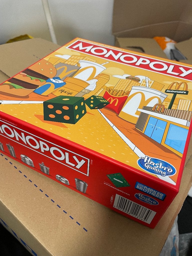 Monopoly (McDonalds editie), Ophalen, Nieuw, Een of twee spelers, Hasbro