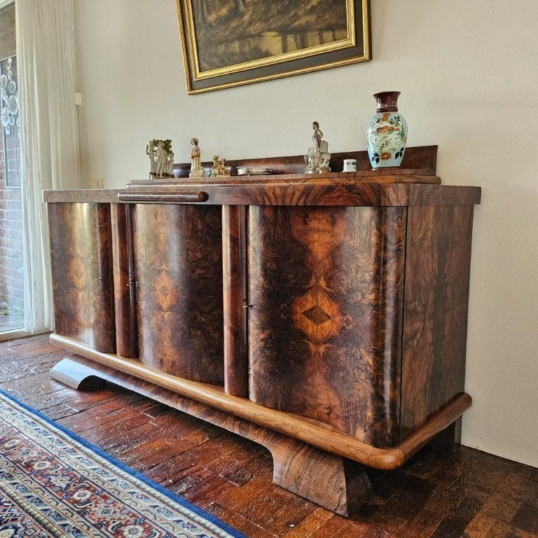 Art Deco Dressoir 1930/38, Huis en Inrichting, Kasten | Dressoirs, Ophalen, Met deur(en), 150 tot 200 cm, Zo goed als nieuw