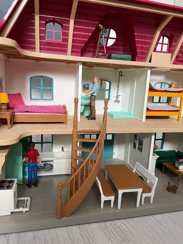 Schleich huis, Ophalen of Verzenden, Zo goed als nieuw, Poppenhuis