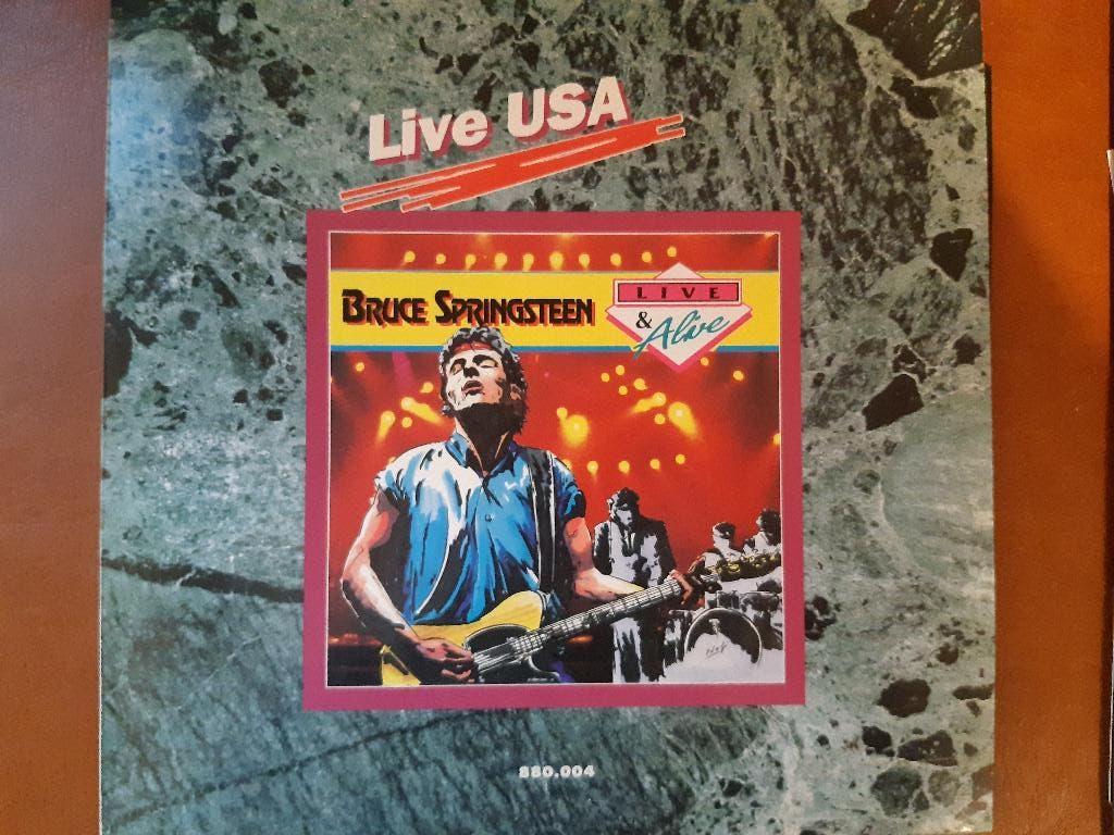 Bruce Springsteen - Live USA (Live & Alive), Gebruikt, Inclusief binnenhoes, Ophalen of Verzenden, 1970 - 1979
