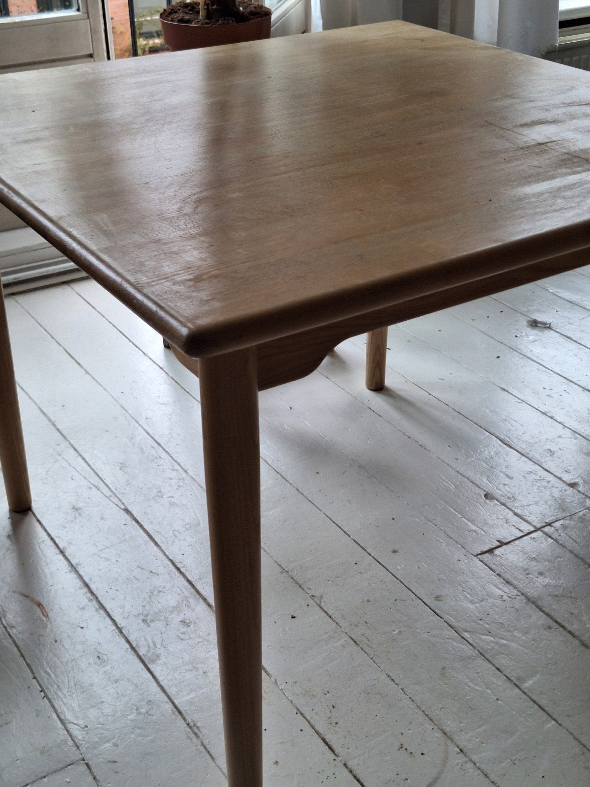 Deense tafel Brodrene Andersen 95x95x74, Gebruikt, 50 tot 100 cm, Deens design, Vintage, Vierkant
