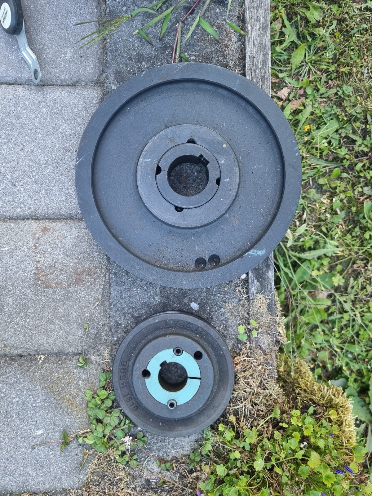 Poelie en snaarwiel set - Diverse maten, Doe-het-zelf en Verbouw, Compressors, Ophalen