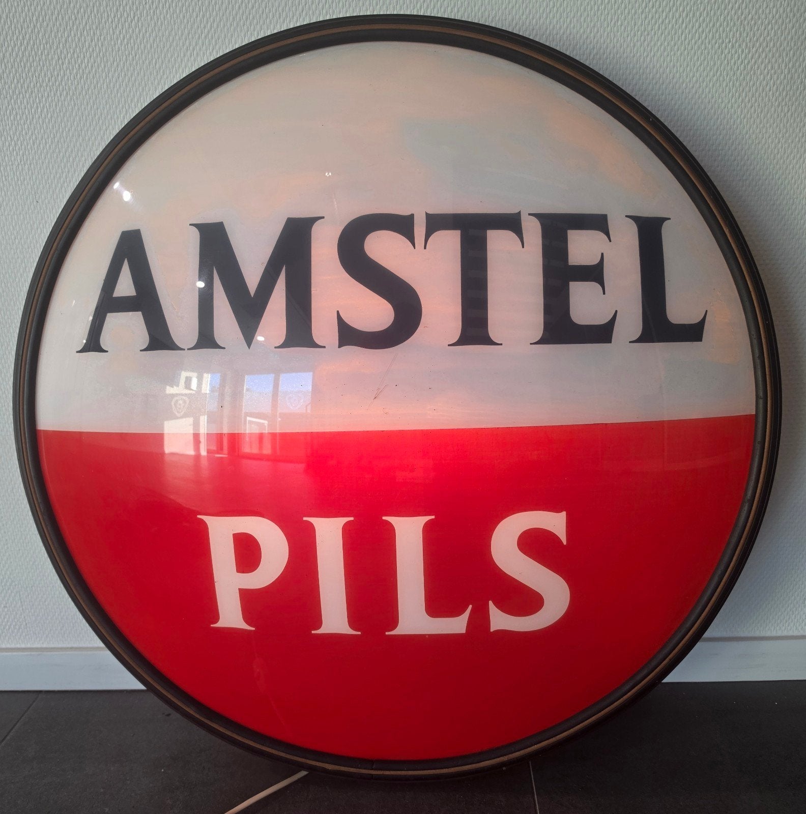 Vintage Amstel Pils Lichtreclame / Lichtbak, Antiek en Kunst, Ophalen